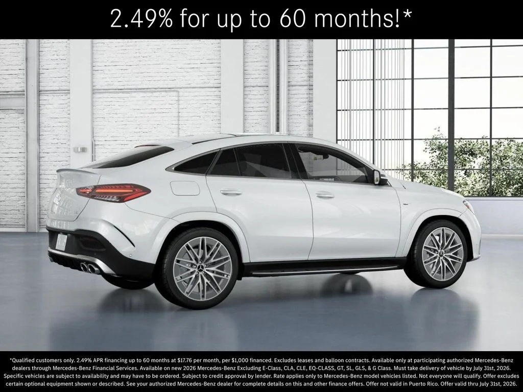 New 2026 MANUFAKTUR Moonlight White Metallic Mercedes-Benz AMG® GLE 53 4MATIC+ Coupe image 19