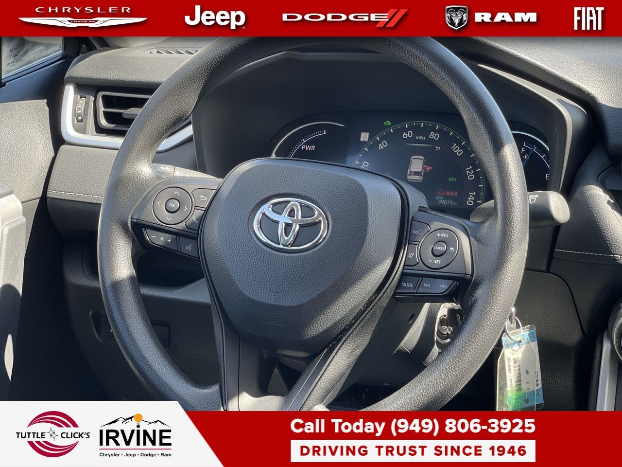 Used 2024 Midnight Black Metallic Toyota Hybrid LE image 15