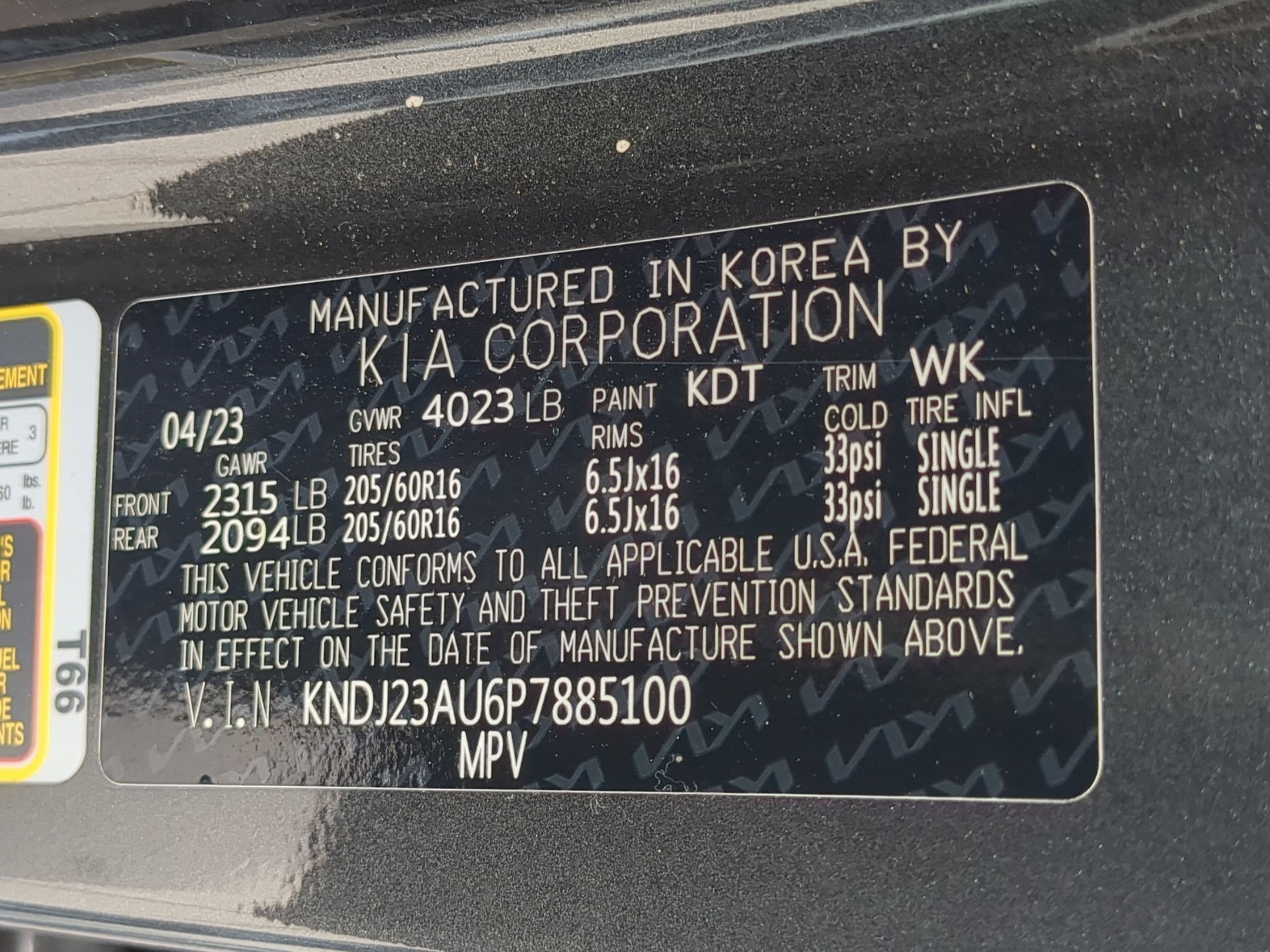Used 2023 Gravity Gray Kia LX image 31