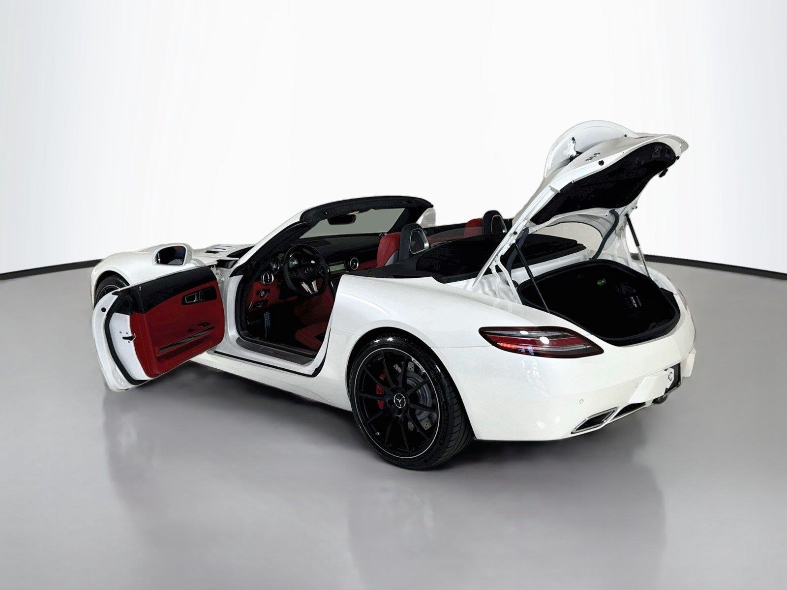 Used 2012 designo Mystic White II Mercedes-Benz SLS AMG® image 44