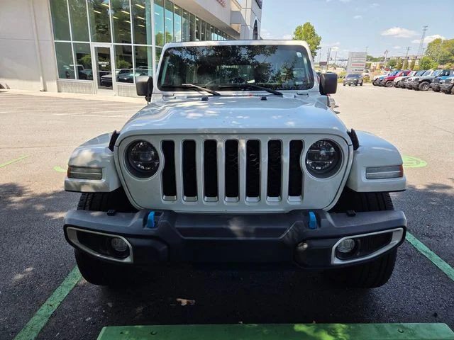 Used 2022 White Jeep Unlimited Sahara 4xe image 4