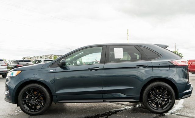 Used 2022 Stone Blue Metallic Ford ST Line image 9