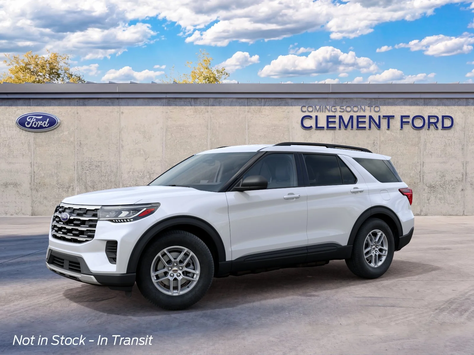 New 2027 White Ford 4DR 4WD ACTIVE image 1