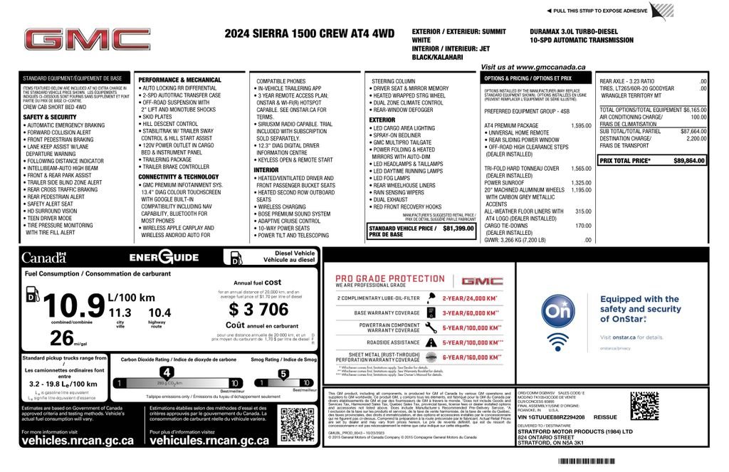 Certified Used 2024 White GMC AT4 image 4