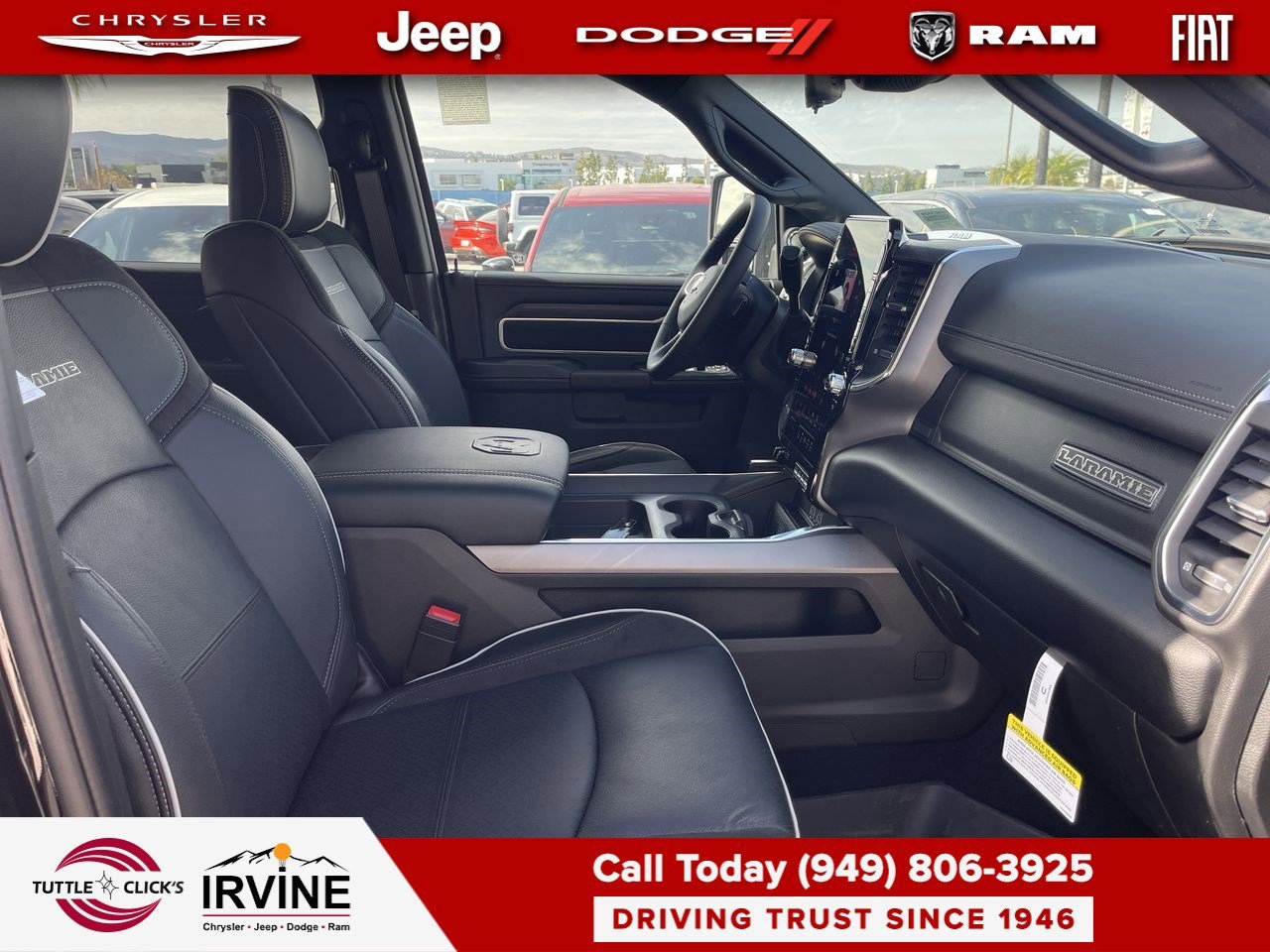 New 2026 Diamond Black Crystal Pearl-Coat Exterior Paint RAM Laramie image 16