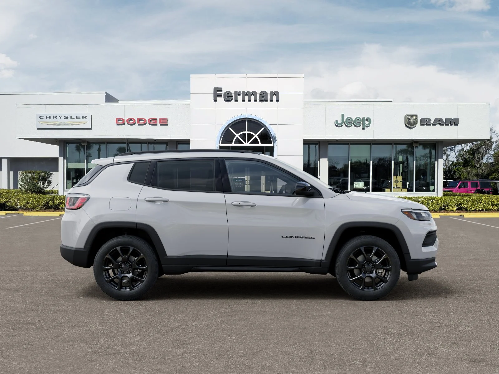 New 2026 Bright White Clear-Coat Exterior Paint Jeep Latitude image 50