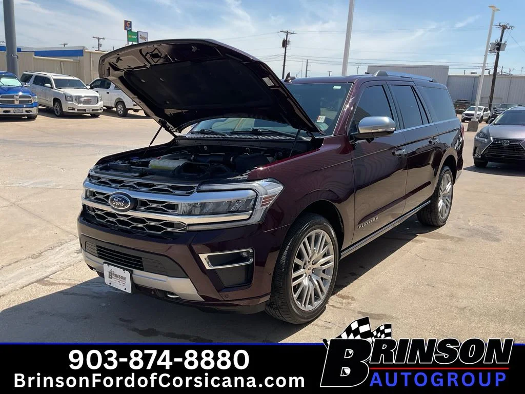 Used 2024 Jewel Red Metallic Tinted Clearcoat Ford Platinum image 16