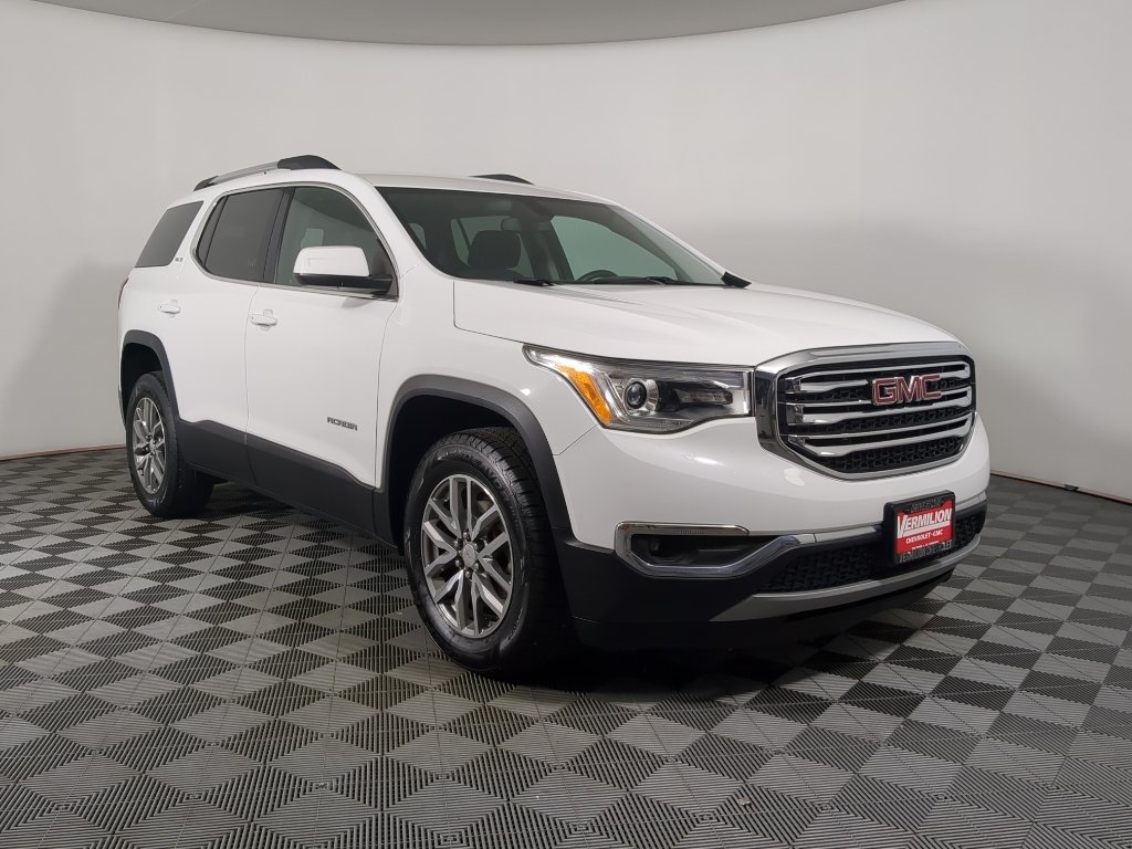 Used 2018 GMC Acadia SLE-2 with VIN 1GKKNLLS1JZ158860 for sale in Tilton, IL
