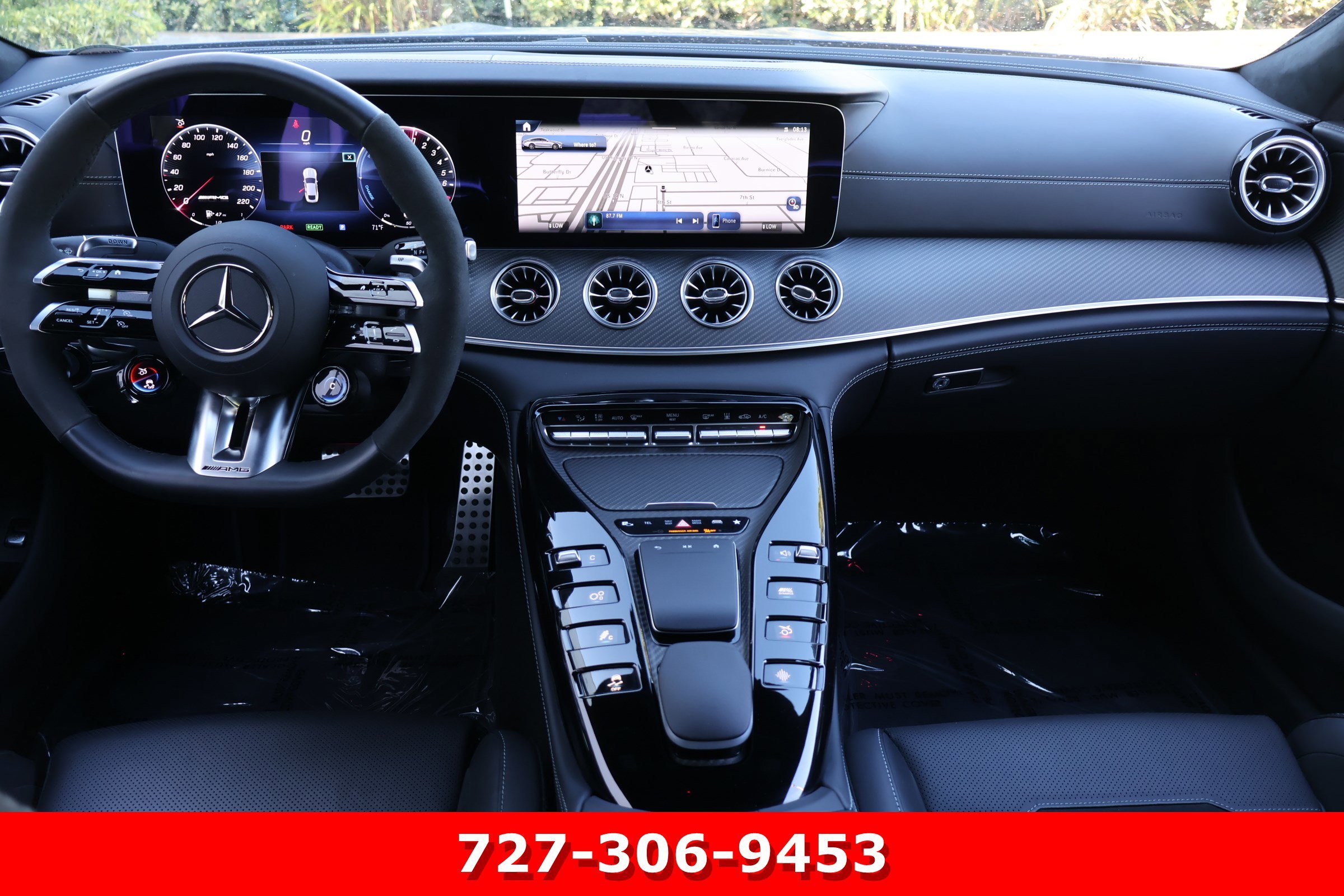 Certified Used 2025 MANUFAKTUR Starling Blue Magno Mercedes-Benz AMG® GT 63 S E Performance image 20