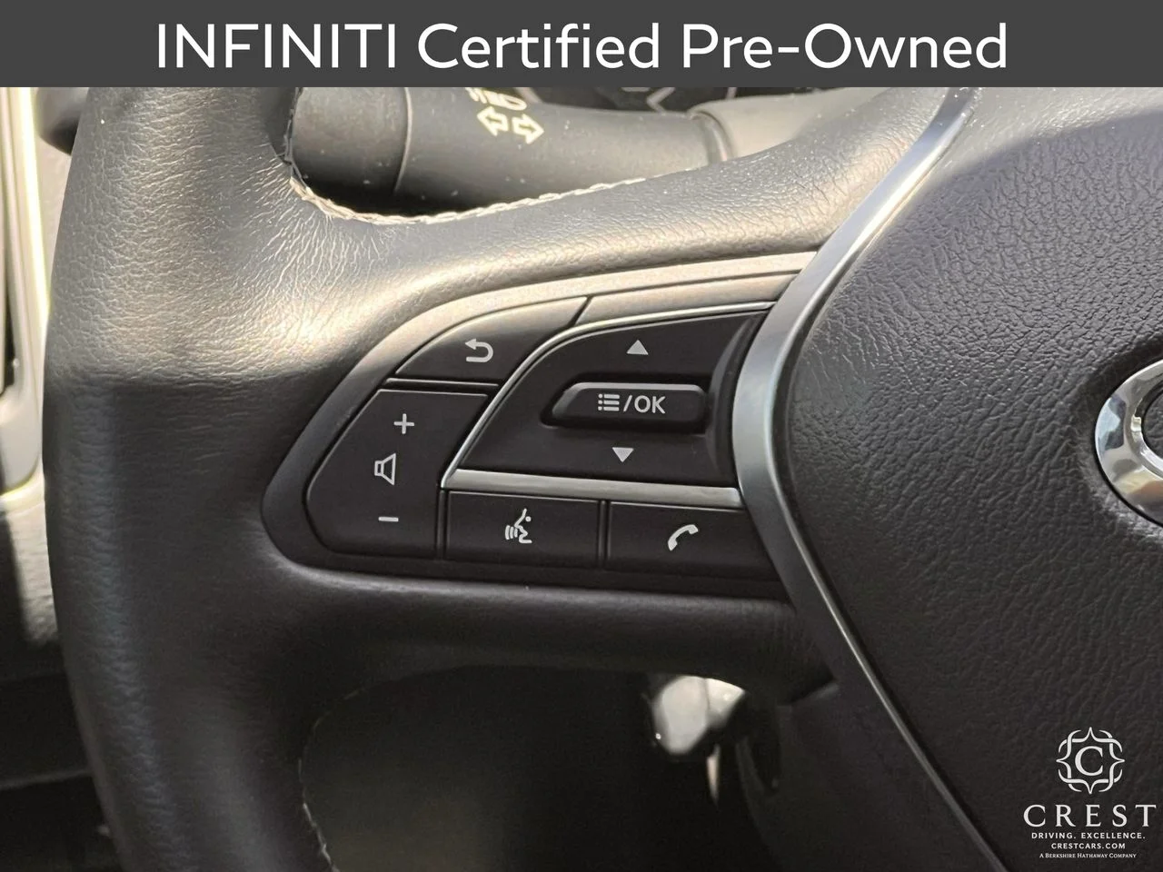 Certified Used 2023 Black Obsidian INFINITI LUXE image 14