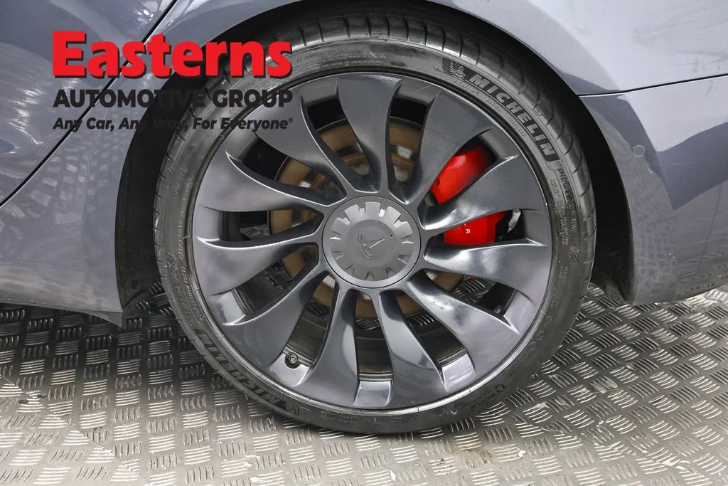 Used 2022 Gray Tesla Performance image 27
