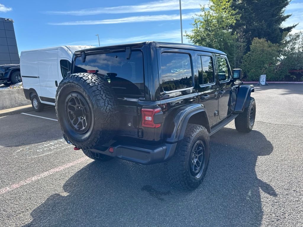 Used 2023 Black Clearcoat Jeep Rubicon image 8