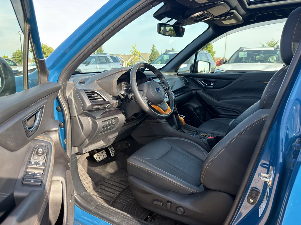Used 2022 Geyser Blue Subaru Wilderness image 11