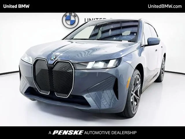 New 2026 Storm Bay Metallic BMW iX image 1