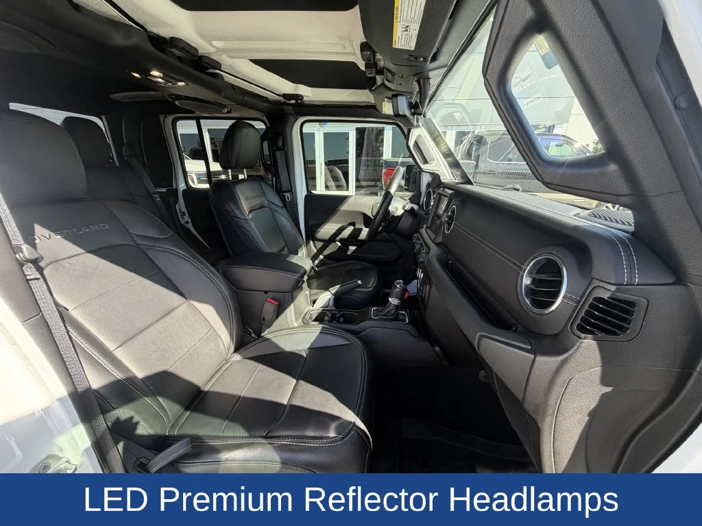 Certified Used 2022 Bright White Clearcoat Jeep Overland image 23