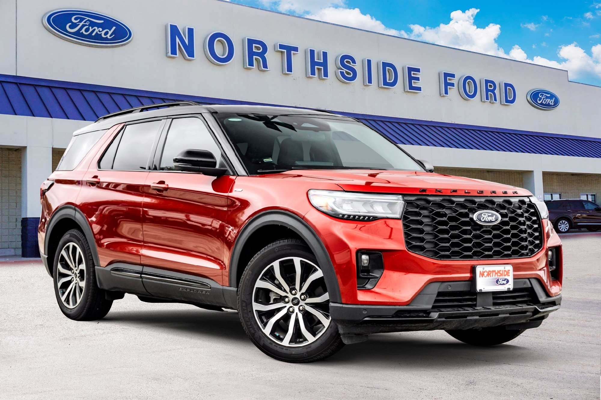 New 2025 Rapid Red Metallic Tinted Clearcoat Ford ST-Line image 1