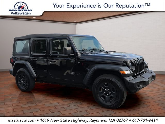 Used 2023 Black Clearcoat Jeep Sport image 1