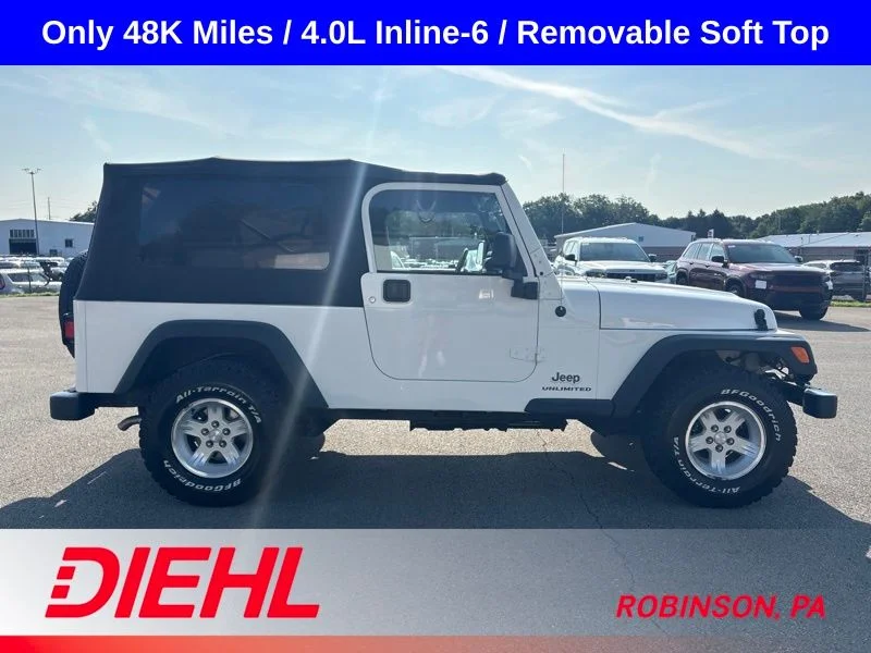 Used 2004 Jeep Wrangler Unlimited with VIN 1J4FA49S74P796465 for sale in McKees Rocks, PA