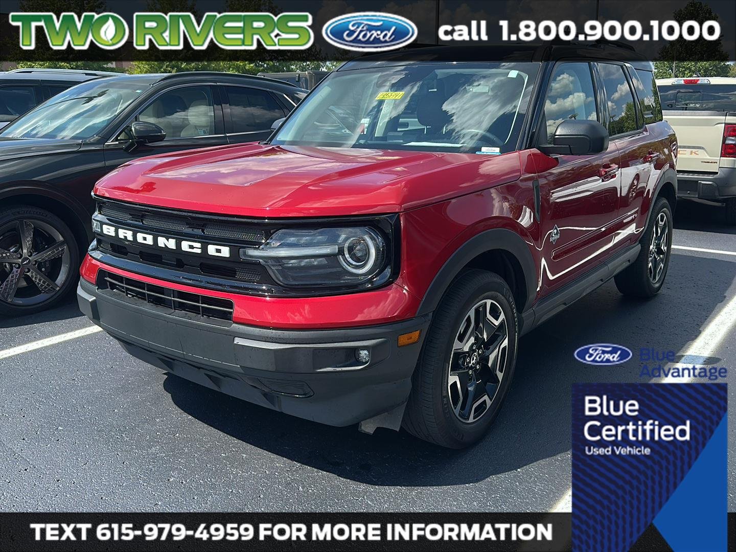 Certified Used 2021 Rapid Red Metallic Tinted Clearcoat Ford Outer Banks image 1