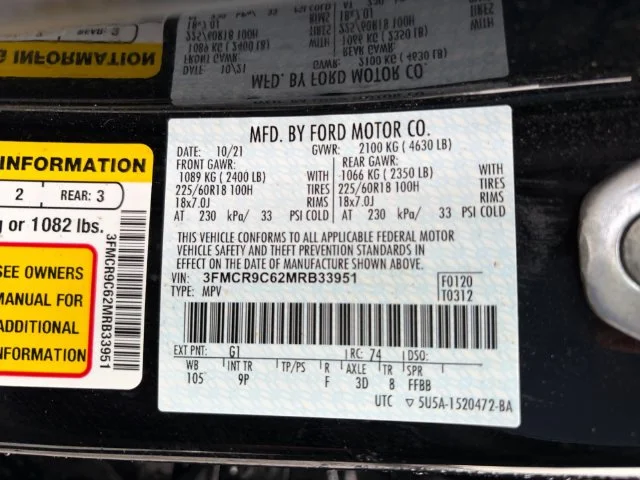 Used 2021 Black Ford Outer Banks image 30
