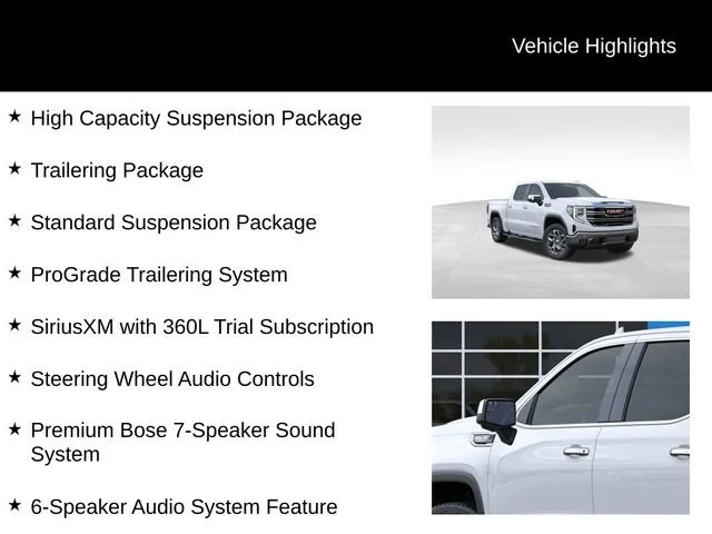 New 2026 Glacier White Tricoat GMC SLT image 15