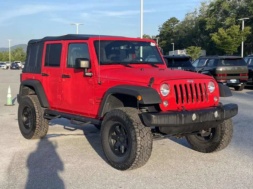 Used 2018 Firecracker Red Clearcoat Jeep Sport S image 1