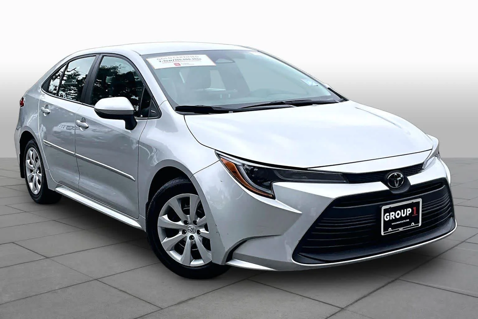 Certified Used 2024 Classic Silver Metallic Toyota LE image 3