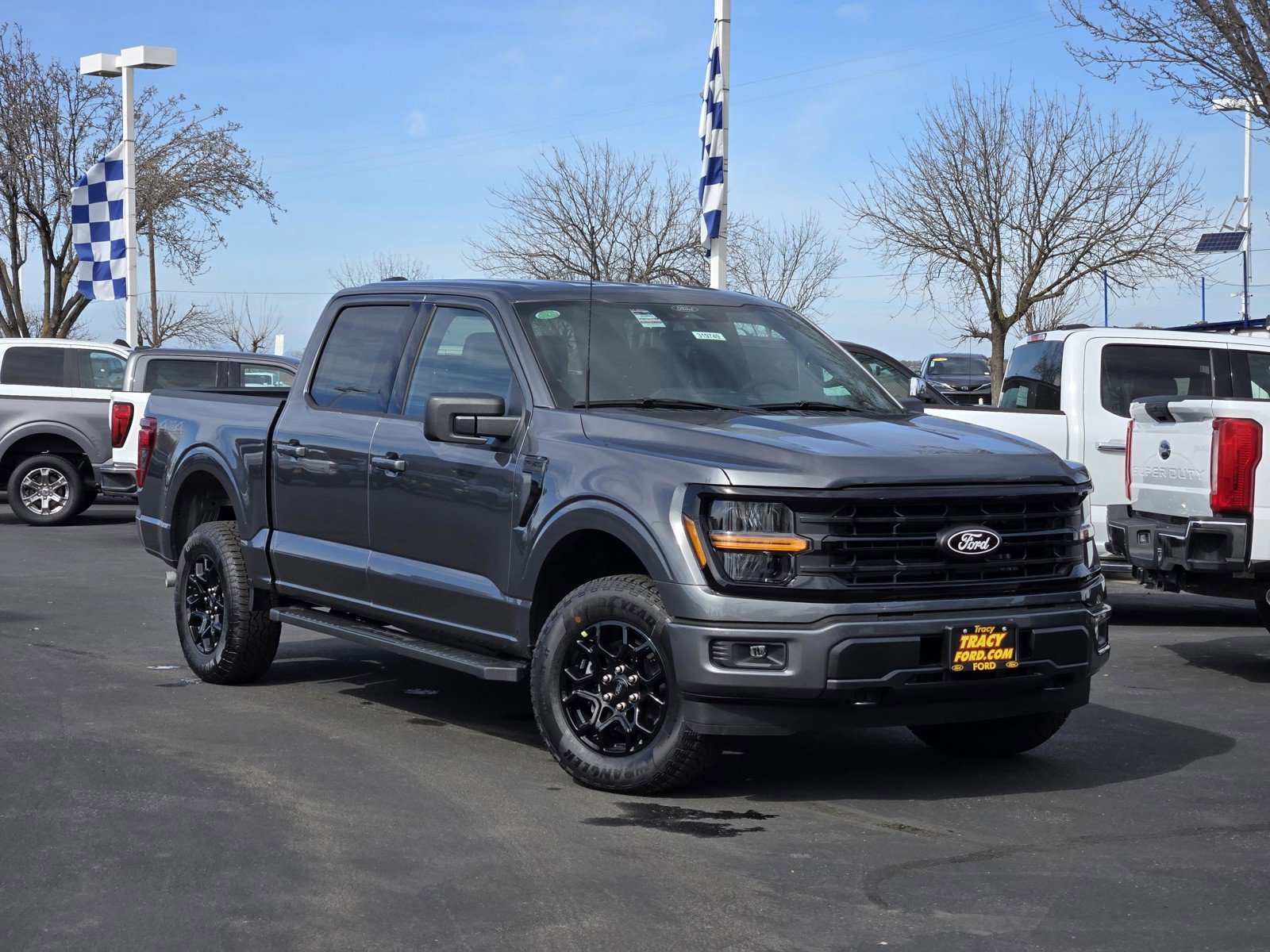 New 2026 Carbonized Gray Metallic Ford XLT image 1