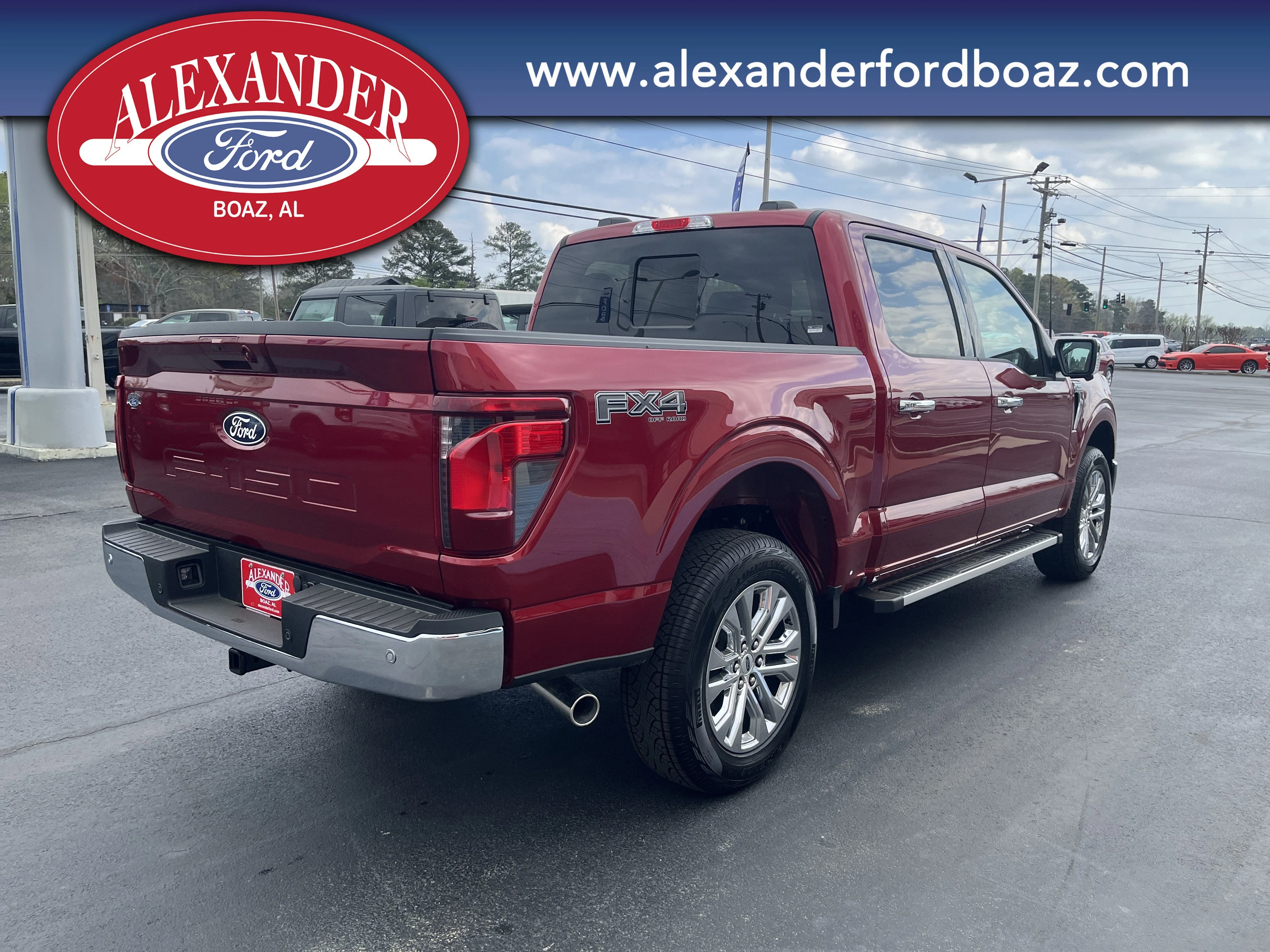 New 2026 Ruby Red Metallic Tinted Clearcoat Ford XLT image 4