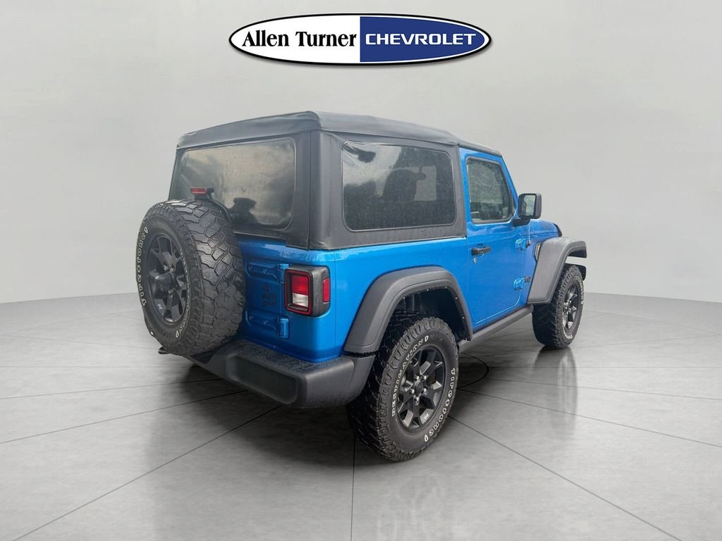 Used 2022 Blue Jeep Willys image 4