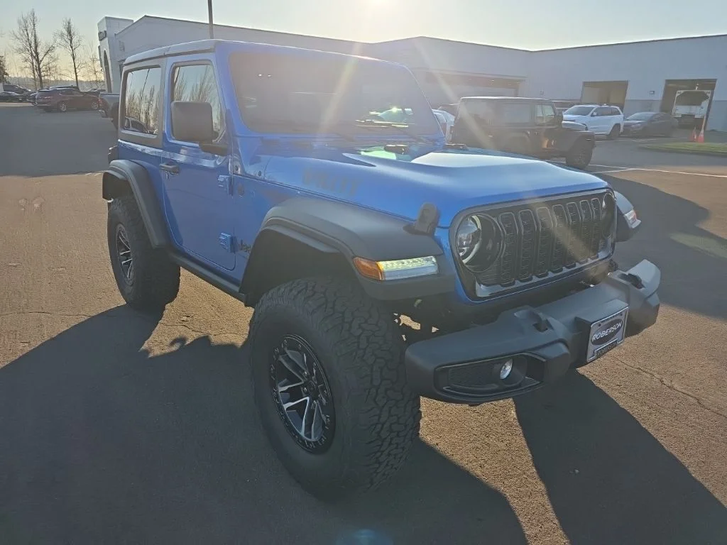 New 2026 Hydro Blue Pearl-Coat Exterior Paint Jeep Willys image 7