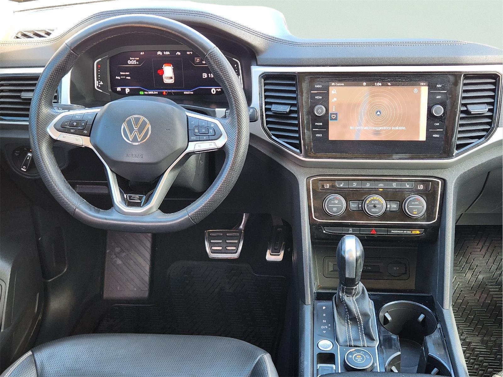 Used 2023 Aurora Red Metallic Volkswagen 3.6L V6 SEL Premium R-Line image 27