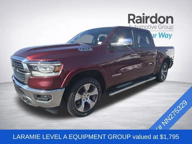 Used 2022 Delmonico Red Pearlcoat Ram Laramie image 3