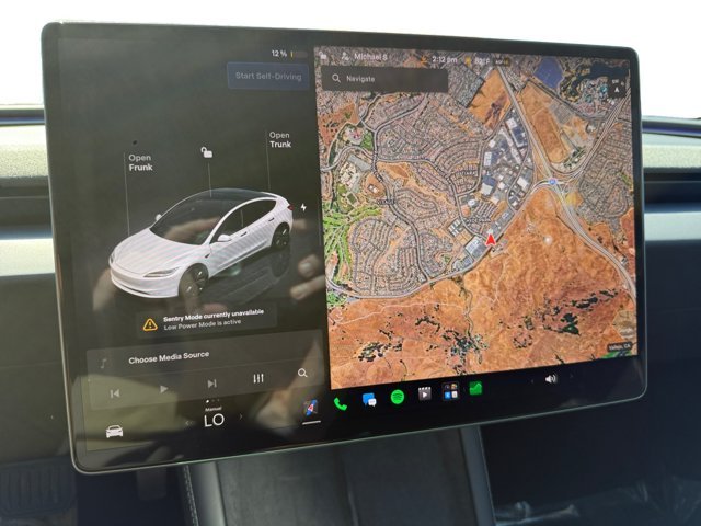 Used 2025 Pearl White Multi-Coat Tesla Long Range image 12
