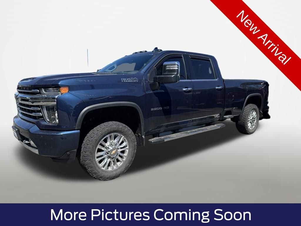 Used 2022 Northsky Blue Metallic Chevrolet High Country image 1