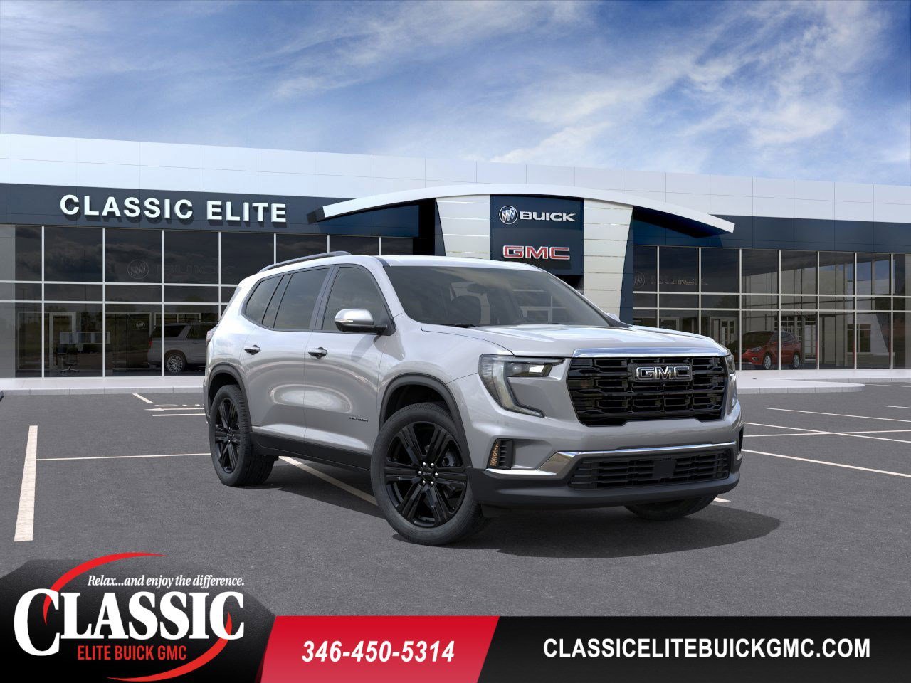 Sterling Metallic 2026 GMC Acadia Elevation FWD SUV / Crossover Front-Wheel Drive