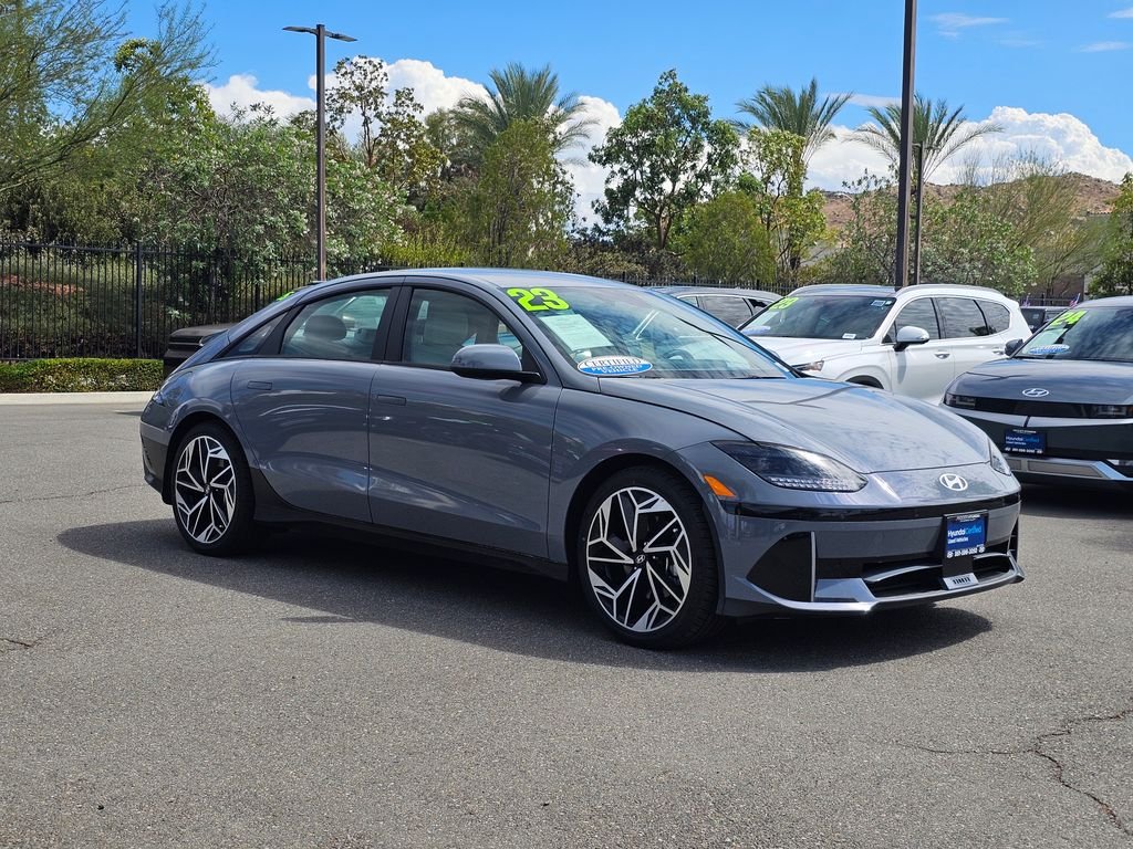 Certified 2023 Hyundai IONIQ 6 SEL with VIN KMHM34AA5PA053722 for sale in Moreno Valley, CA