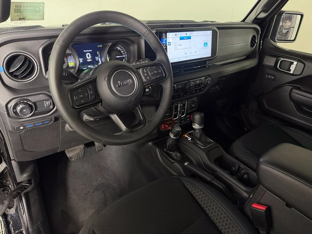 Certified Used 2025 Black Jeep Rubicon 4xe image 12