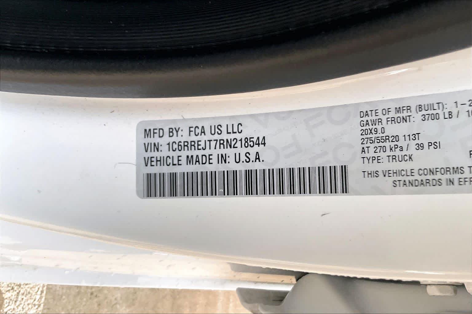 Used 2024 Bright White Clearcoat Ram Laramie image 33