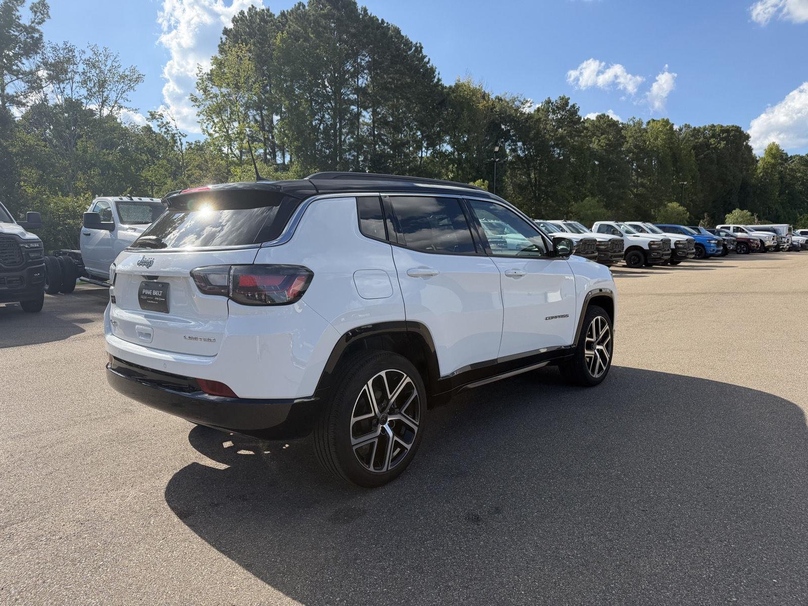 Used 2025 Bright White Clearcoat Jeep Limited image 6