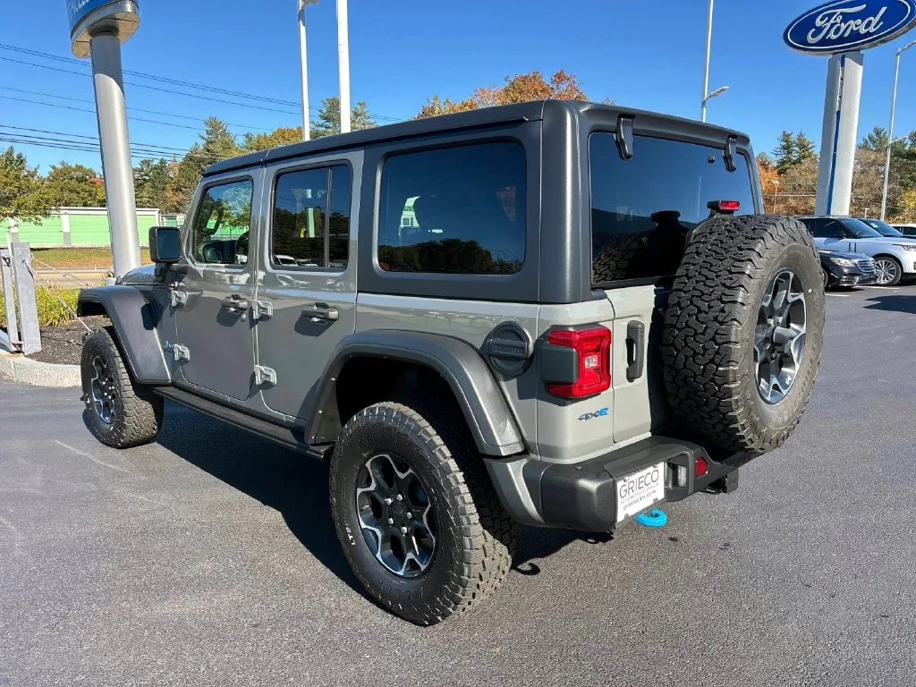 Used 2021 Gray Clearcoat Jeep Unlimited Rubicon 4xe image 7