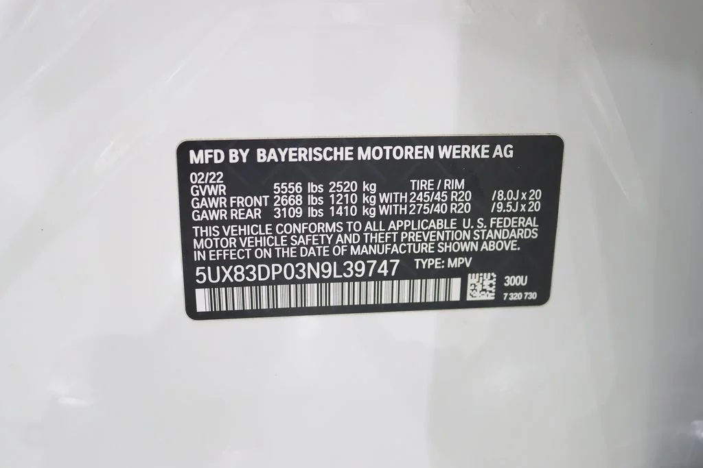 2022 BMW X3 M40i