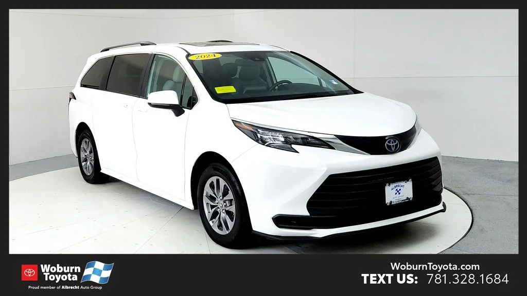 Certified Used 2024 White Toyota LE image 1
