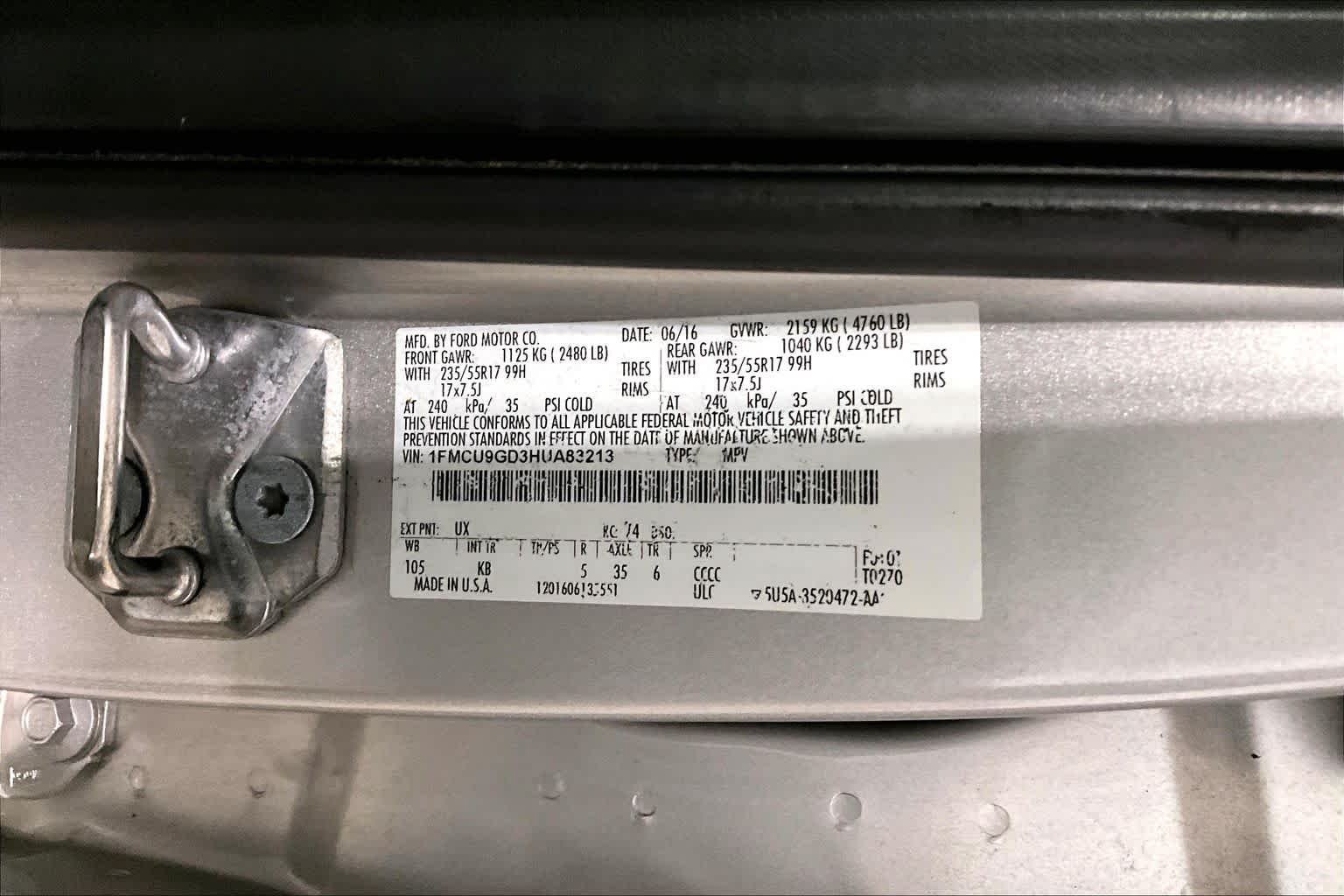 Used 2017 Ingot Silver Metallic Ford SE image 31