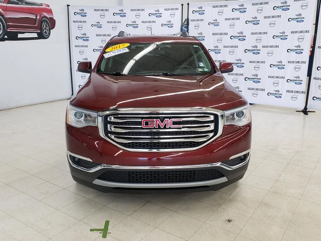 Used 2017 GMC Acadia SLE-2 with VIN 1GKKNSLA7HZ222802 for sale in Erie, PA