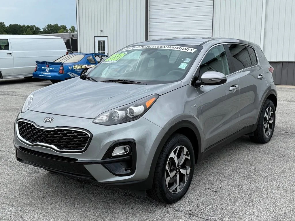 Used 2021 Gray Kia LX image 3