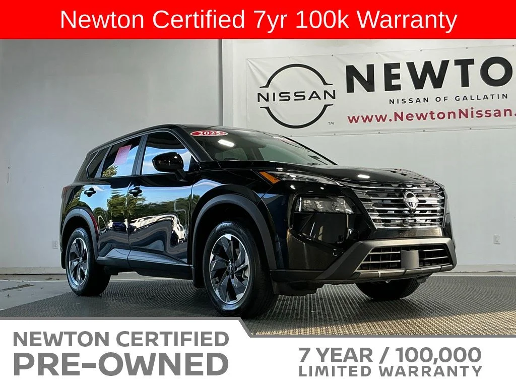 Certified Used 2025 Super Black Nissan SV image 23