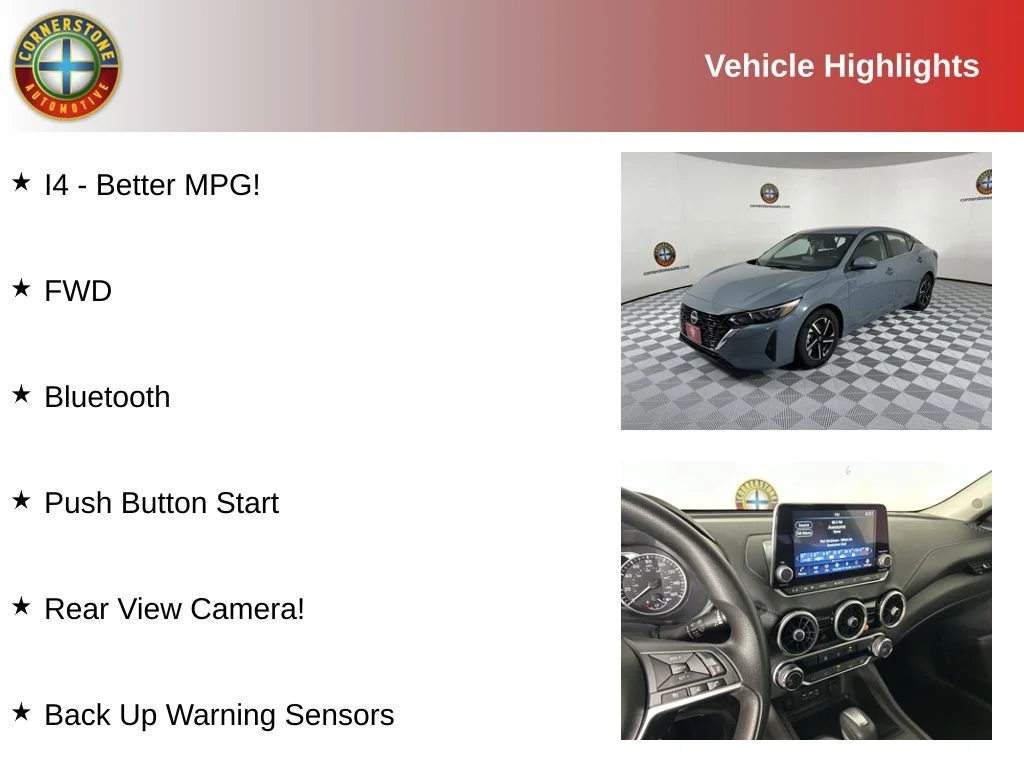 Used 2025 Nissan Sentra SV with VIN 3N1AB8CV8SY239277 for sale in Elk River, Minnesota