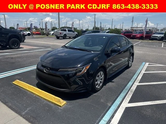 Used 2025 Black Toyota LE image 2