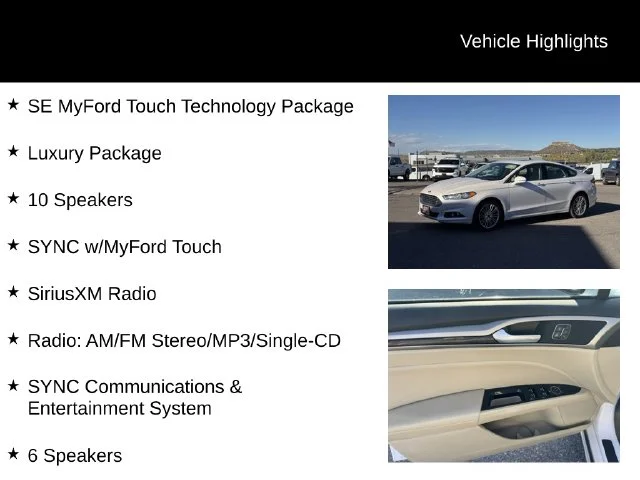 Used 2016 White Ford SE image 8